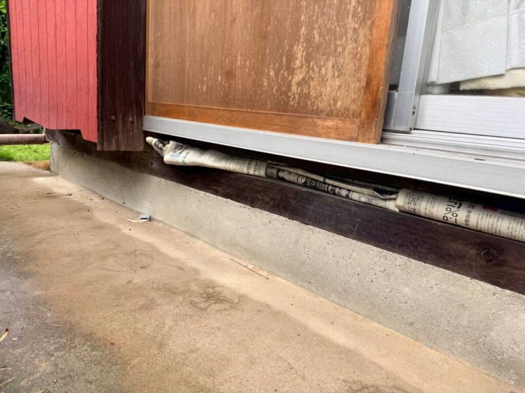 愛知県名古屋市イタチ駆除 イタチ侵入口